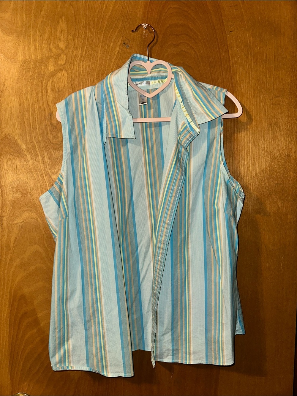 Vintage Old Navy Sleeveless Button Down Shirt